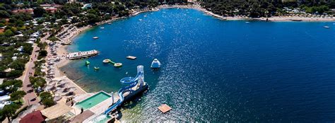 Pools And Beaches At Campsite Valalta Fkk Naturist Rovinj Istria