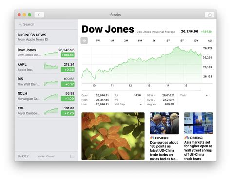 How To Use Apples Stocks App On Mac