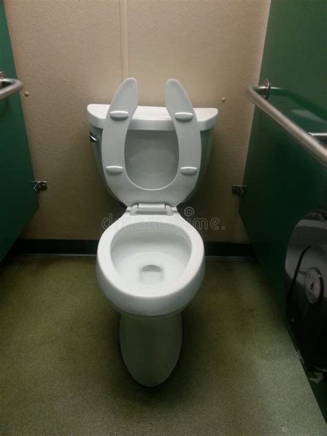 Men S Toilet Stall Stock Image Image Of Break Button 54737713