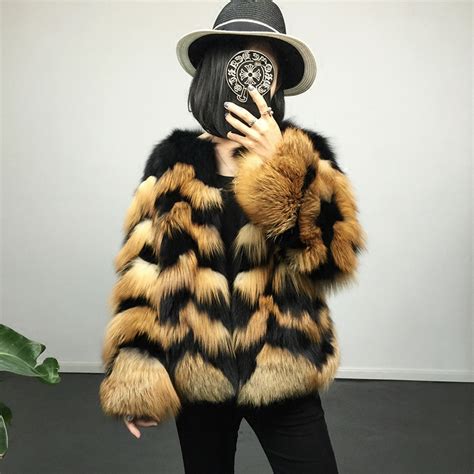 Red Fox Fur Coat Lvcomeff