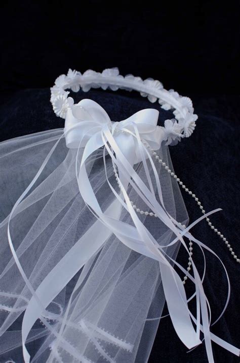 Items Similar To First Holy Communion Veil Or Flower Girl Bridal Veil