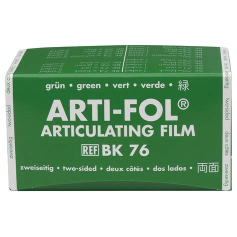 Bausch Arti Fol Articulation Foil Double Sided Green