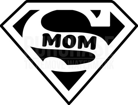 Super Mom Svg Mothers Day Super Mom Svg Mommy Svg