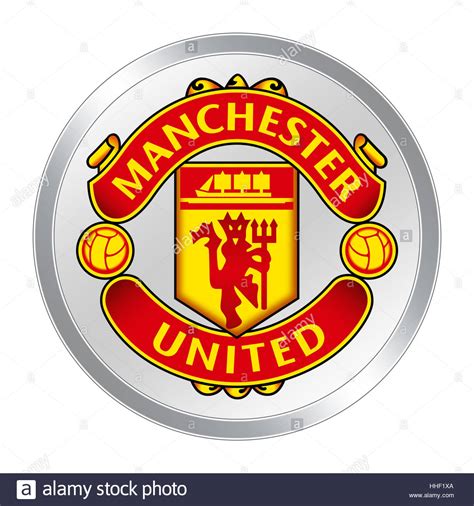 Difference between framed and unframed Manchester United logo icon button Stock Photo: 131252530 ...