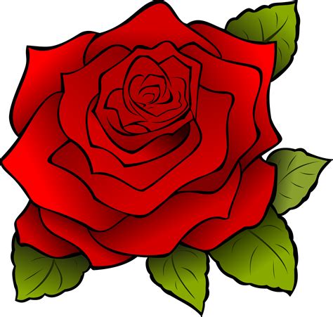 Red Rose Clip Art Image Clipsafari