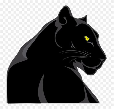 Black Panther Animal Art Png Transparent Png 741x7201779192 Pngfind