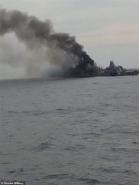 Moment Russian Crew Aboard Sinking Moskva Warship Call For Help After