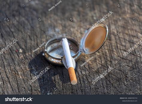 Cigarette Smokes Lying Ashtray Stock Photo 2084745733 Shutterstock