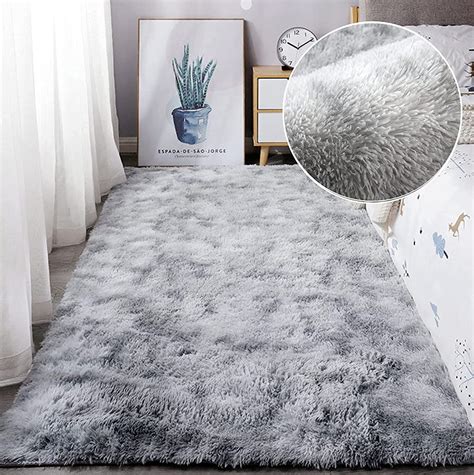 Bedroom Fluffy Rugs Anti Slip Shaggy Rug Large Soft Floor Carpet Mat