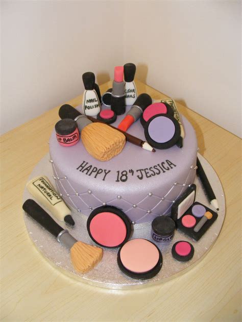 21st birthday cake i made makeup. 18th - 21st Cakes | LittleCakeCharacters