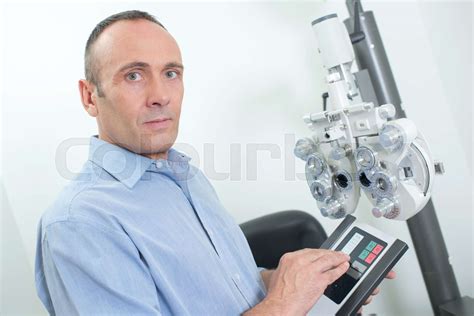 Optician And Equipment Stock Image Colourbox