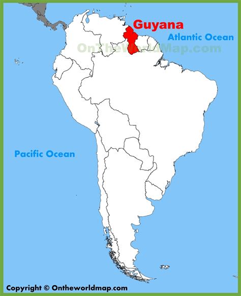 Map Of Guyana South America ~ Asyagraphics
