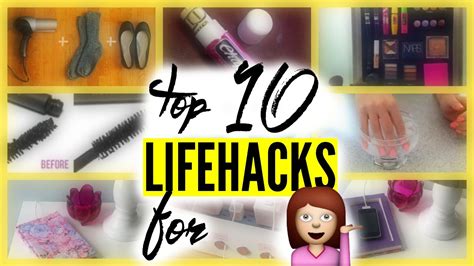 10 Life Hacks Every Girl Should Know Youtube