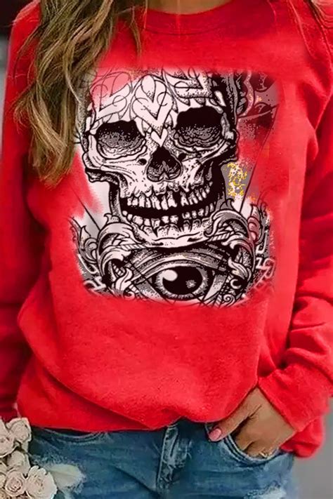 Dark Academia Skull Sweatshirt Goblin Core Clothing All Seeing Eye Darkside Fall Vibes Goth