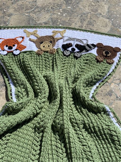 Free Crochet Patterns For Animal Baby Blankets