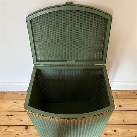 Vintage 1950s Lloyd Loom Lusty Laundry Basket Furniture Etc