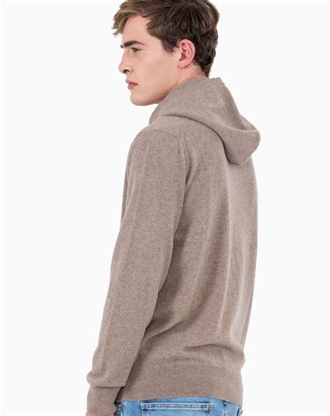 Mens Pure Cashmere Hoodie Sweatshirt Maisoncashmere