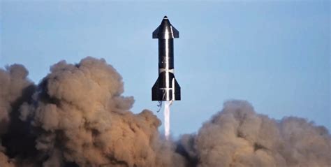 Relive Spacexs High Altitude Starship Launch Debut In 4k Video