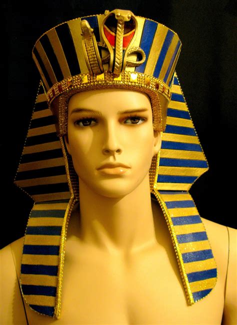 tutankhamun headdress pharaoh hat unisex burning man halloween costume miami costume shop