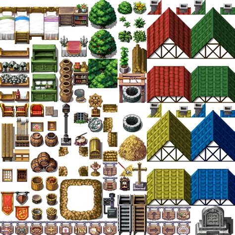 An Image Of Some Different Types Of Houses And Buildings In Pixel Art