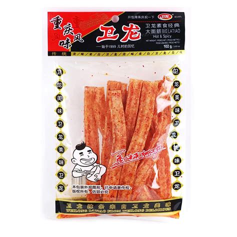 Amazon Com Weilong Spicy Strip Latiao Damianjin Chinese Snack Food