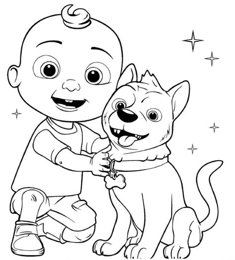 Cocomelon Coloring Pages 13 Art Education