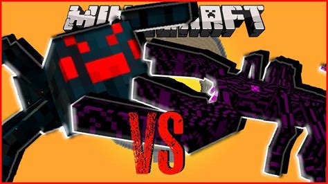 Minecraft Cave Spider Titan Vs Overlord Scorpion Titan Youtube