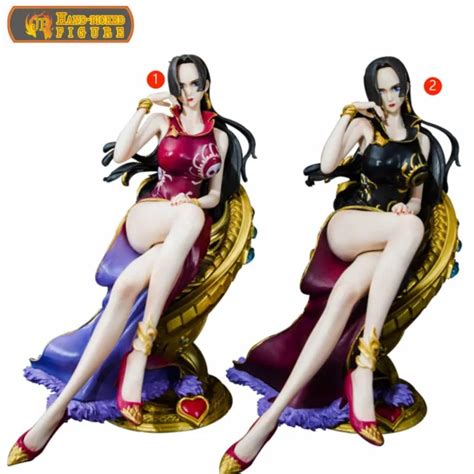 Anime One Piece Shichibukai Boa Hancock Sit Cute Girl 23cm 1pc Statue Figure Toy 7175 Picclick