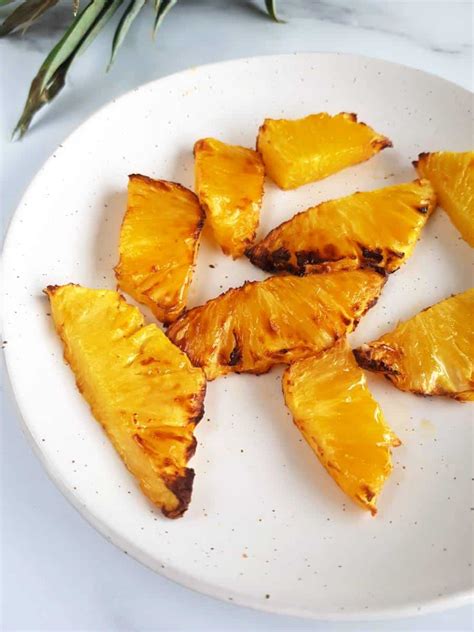 It is a process of getting out the water from the food. Easy Air Fryer Pineapple with Honey | Hint of Healthy