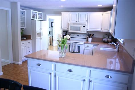 Amazing gallery of interior design and decorating ideas of peach colored walls in kitchens by elite interior designers. Our Kitchen, Refreshed and Revealed - Shine Your Light