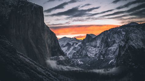 Download 3840x2160 Wallpaper Yosemite Valley Dark