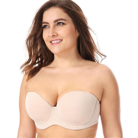 Womens Underwire Contour Multiway Strapless Plus Size Bra In Bras From