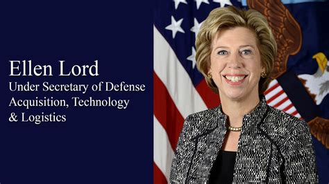 Ellen Lord Undersecretary For Atandl Defense Contract Management