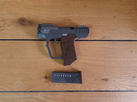 Halo M6d Magnum 3d Model By Makerlab