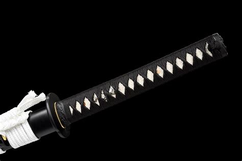 T10 Steel Clay Tempered With Hamon Handmade Black Dragon Katana Sword