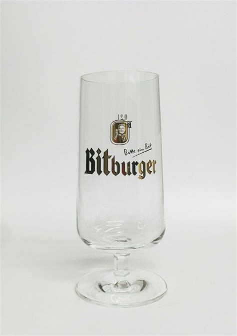 Glass container and bottle printing. Bitburger - German Beer Glass - 0.2 Liter - "Pokal" - NEW in 2020 | Bitburger, Pokal