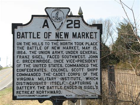 The Battle Of New Market American Countryside