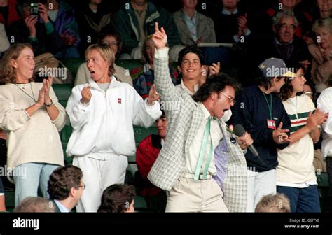 03 Jul 96 Wimbledon 96 Cliff Richard Entertains The Crowds