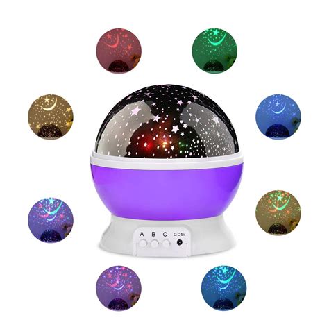 Buy Yozonky Plastic Colorful Galaxy Moon Star Master Projector Romantic