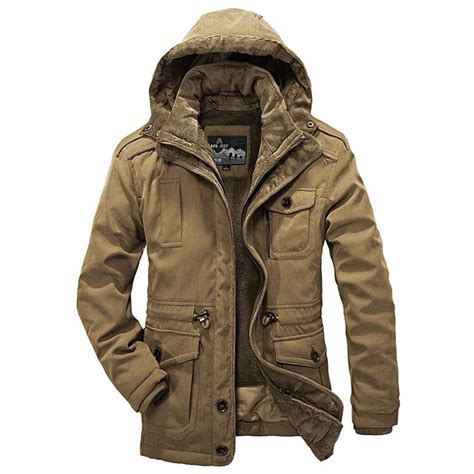 Winter Jacket Men Thickening Casual Cotton Padded Jackets Fashion Warm Coat Parkas Plus size 4XL ...