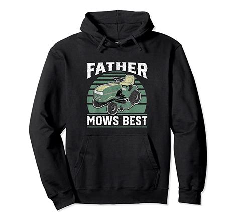 Unisex Father Mows Best Funny Riding Mower Retro Mowing Dad T T