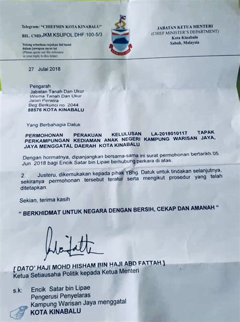 Berita acara serah terima hasil pekerjaan. Terbongkar! Shafie Apdal arah beri tanah 180 ekar kepada ...