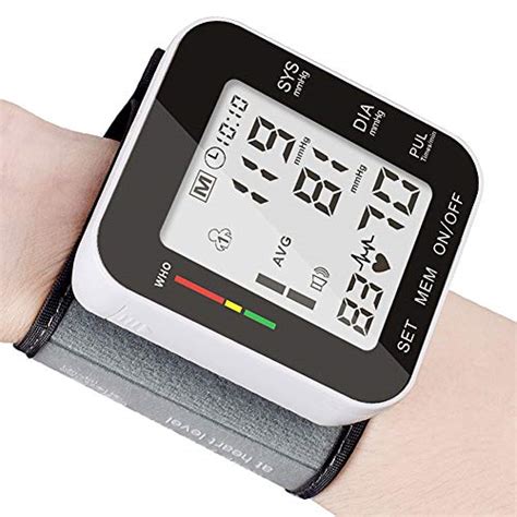 Blood Pressure Monitor Fully Automatic Accurate Wrist Blood Pressure