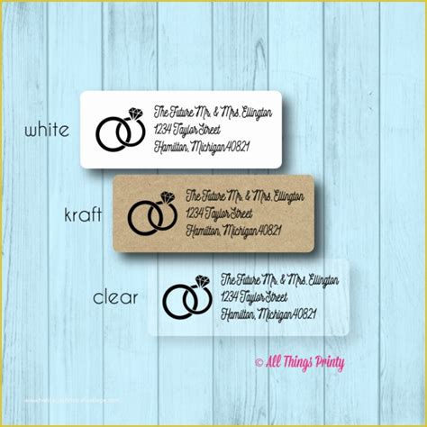 Using its customize the address label templates can be downloaded from here for free. Free Wedding Address Label Templates Of 17 Wedding Address ...