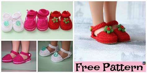 Adorable Knit Dolls Booties Free Pattern Diy 4 Ever