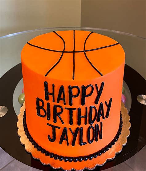 Basketball Birthday Cake With Name Ubicaciondepersonascdmxgobmx