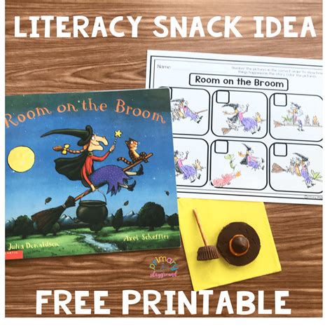 Literacy Snack Idea Witches Broom Primary Playground