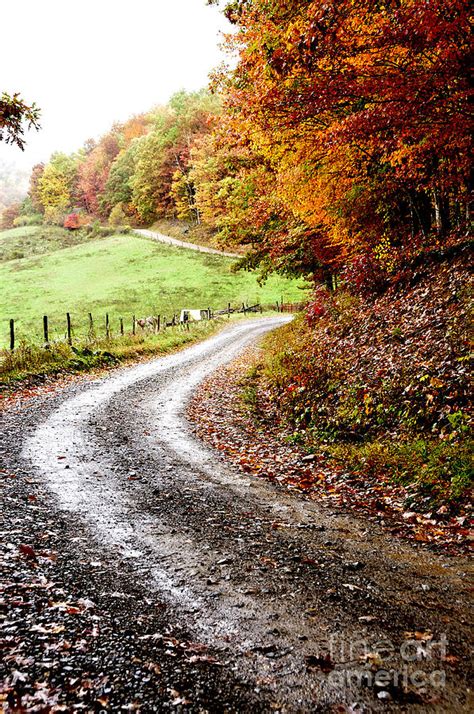 Autumn Country Road Photograph by Thomas R Fletcher