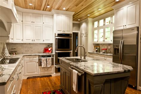 Ron hazelton installs a woodhaven wood look ceiling in a kitchen. Photo Page | HGTV