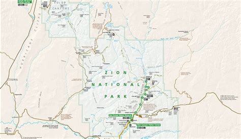 Official Zion National Park Map Pdf